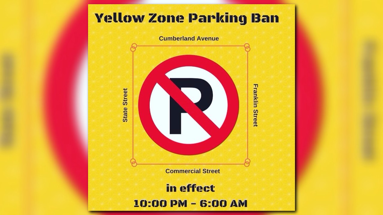 Portlanders Additional 'Yellow Zone' Parking Ban begins Thursday night
